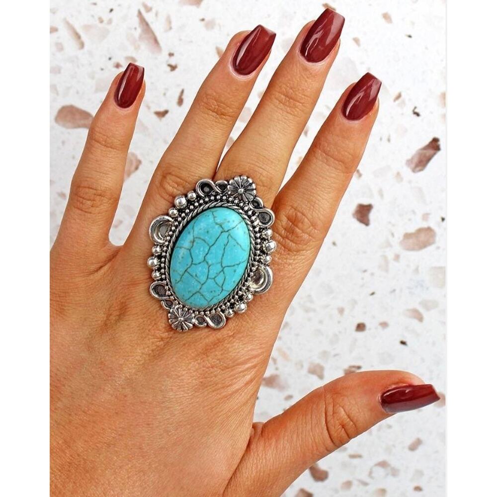 Turquoise Eva Stone Ring